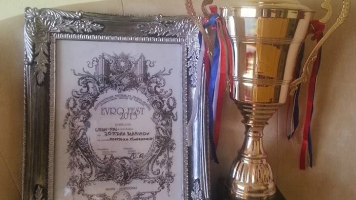 Йордан Марков от Силистра с "Гран при " в Скопие