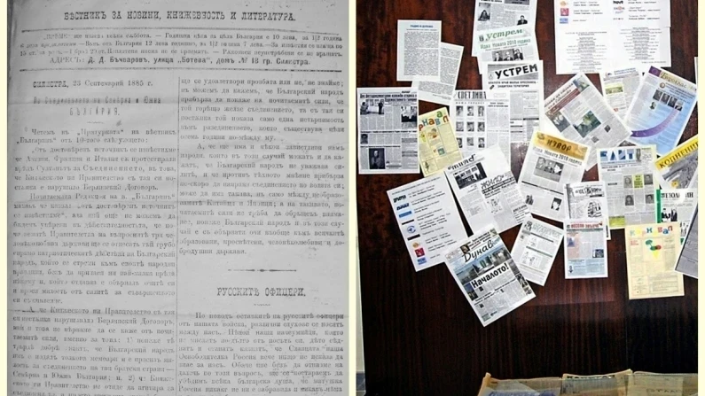 Есента на 1885 г. - начало на силистренската преса